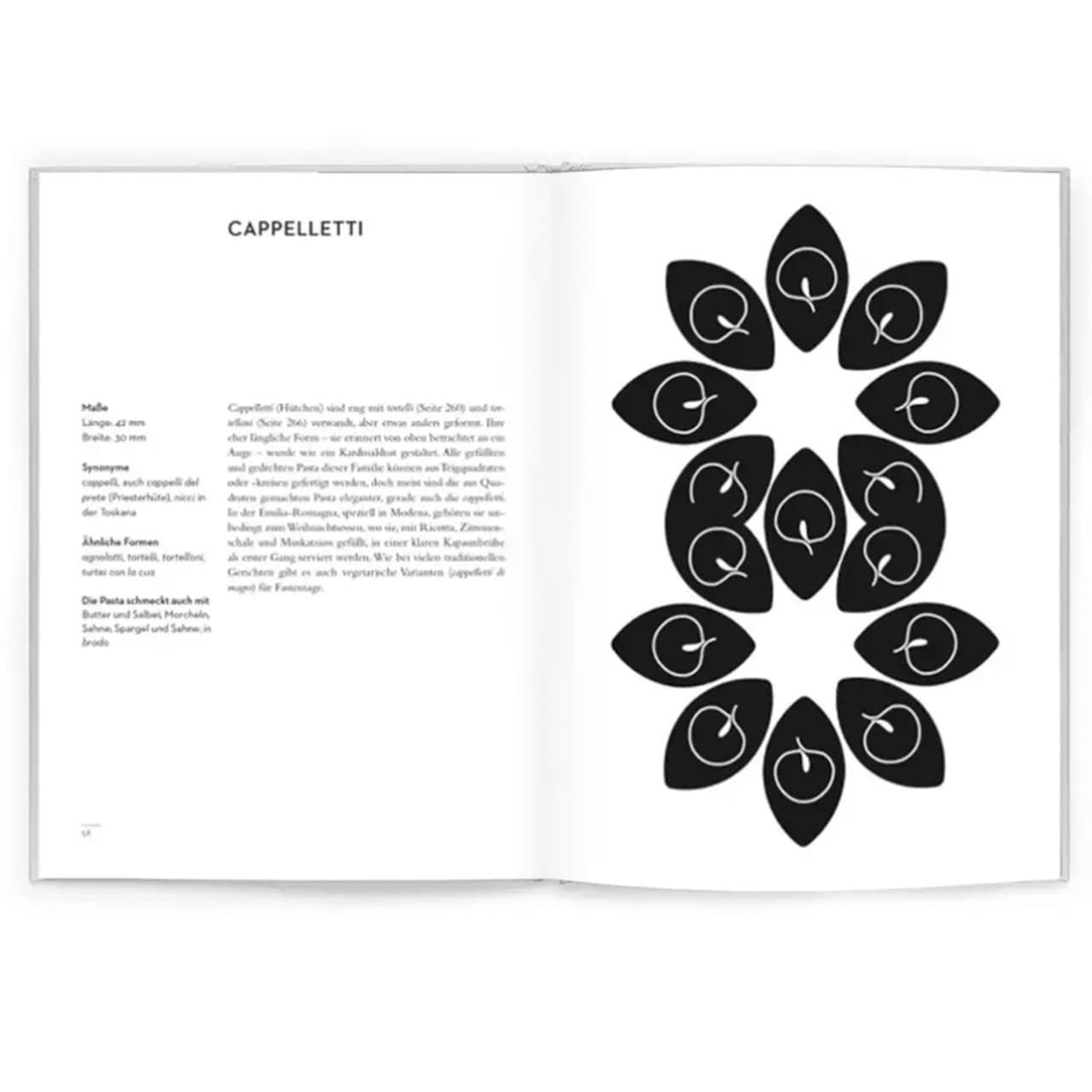 The Geometry of Pasta — pasta shape diagrams with sauce pairing notes