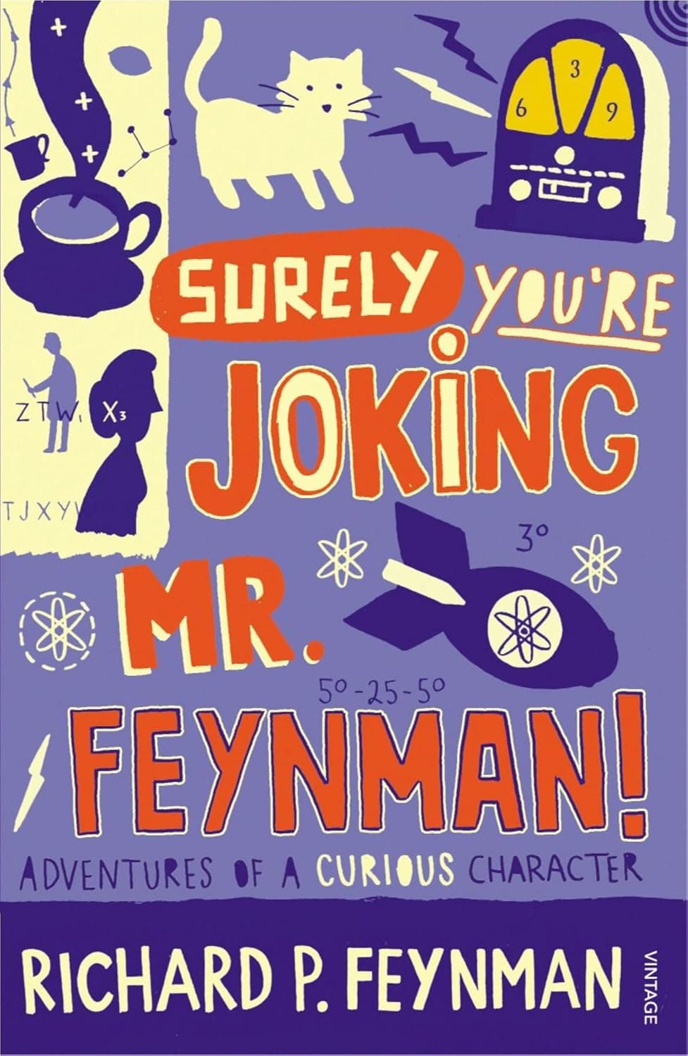 Surely You're Joking, Mr. Feynman! book cover — Richard P. Feynman, W. W. Norton 1985