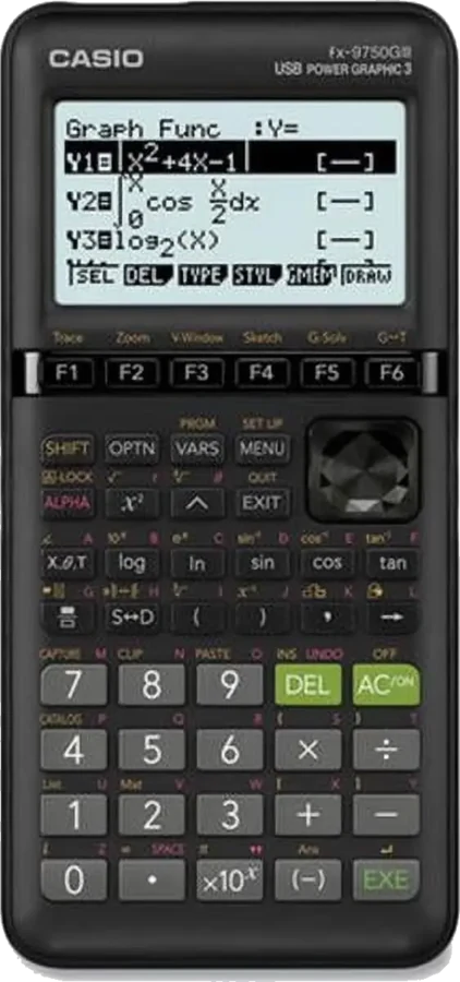 Casio fx-9750GIII monochrome graphing calculator
