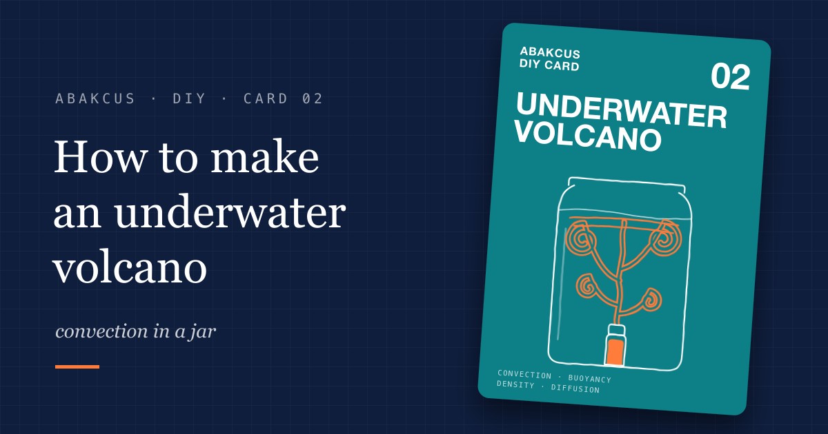 Valcano Red How to Make an Underwater Volcano: Convection in a Jar · Abakcus