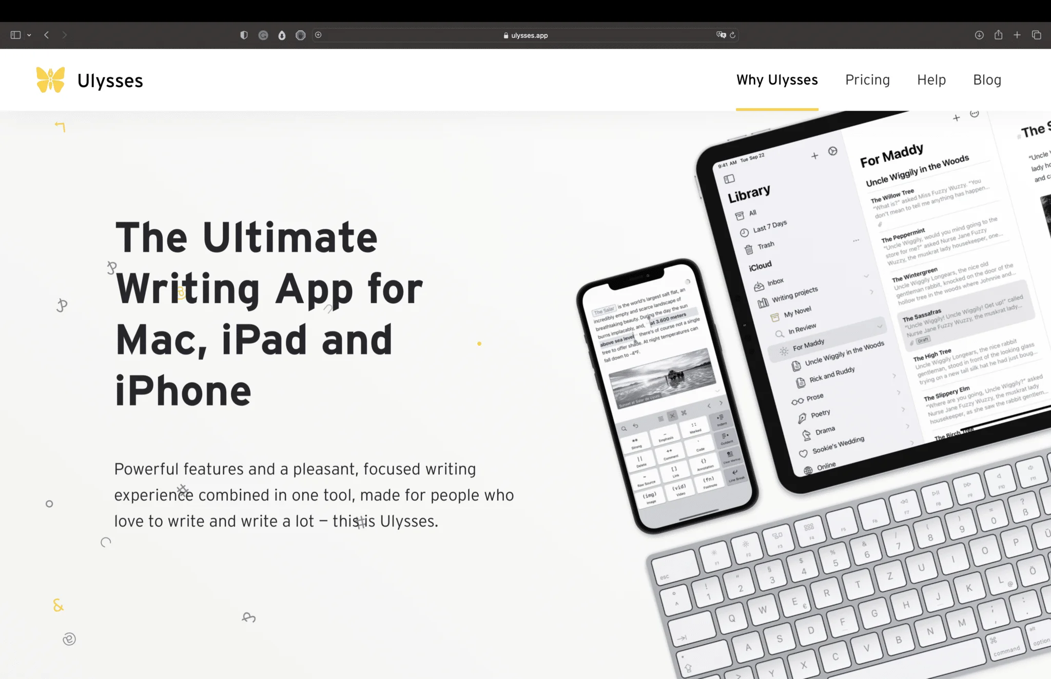 Ulysses | Best Writing Tools | Abakcus