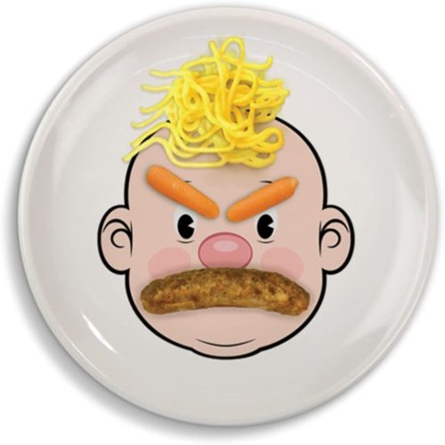 Mr. Food Face Ceramic Dinner Plate