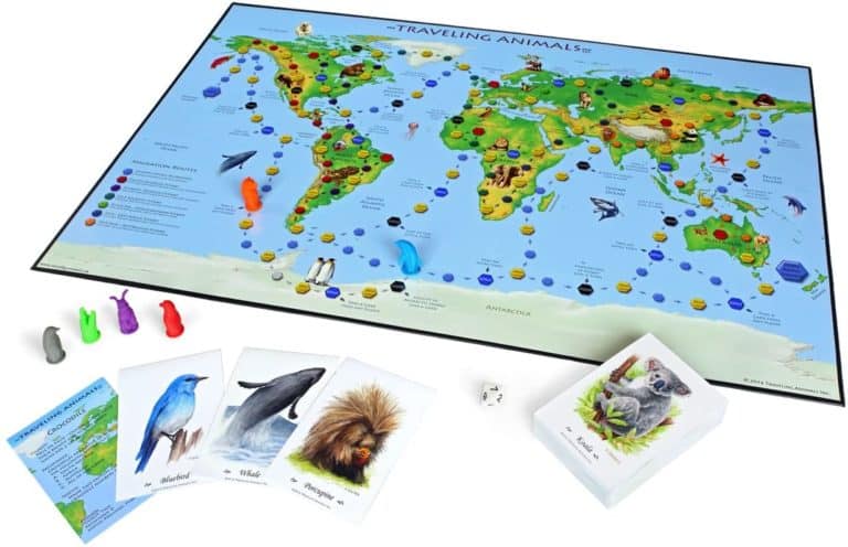 Traveling Animals Board Game