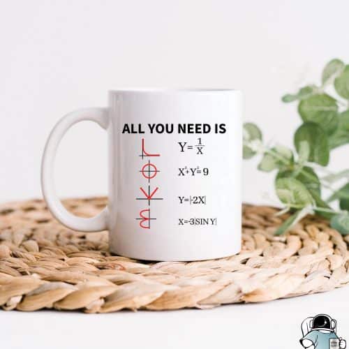 All you need is LOVE Ceramic Coffee White Mug