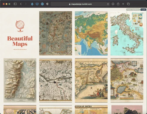 Beautiful Maps | A Collection of Beautiful Maps | Abakcus