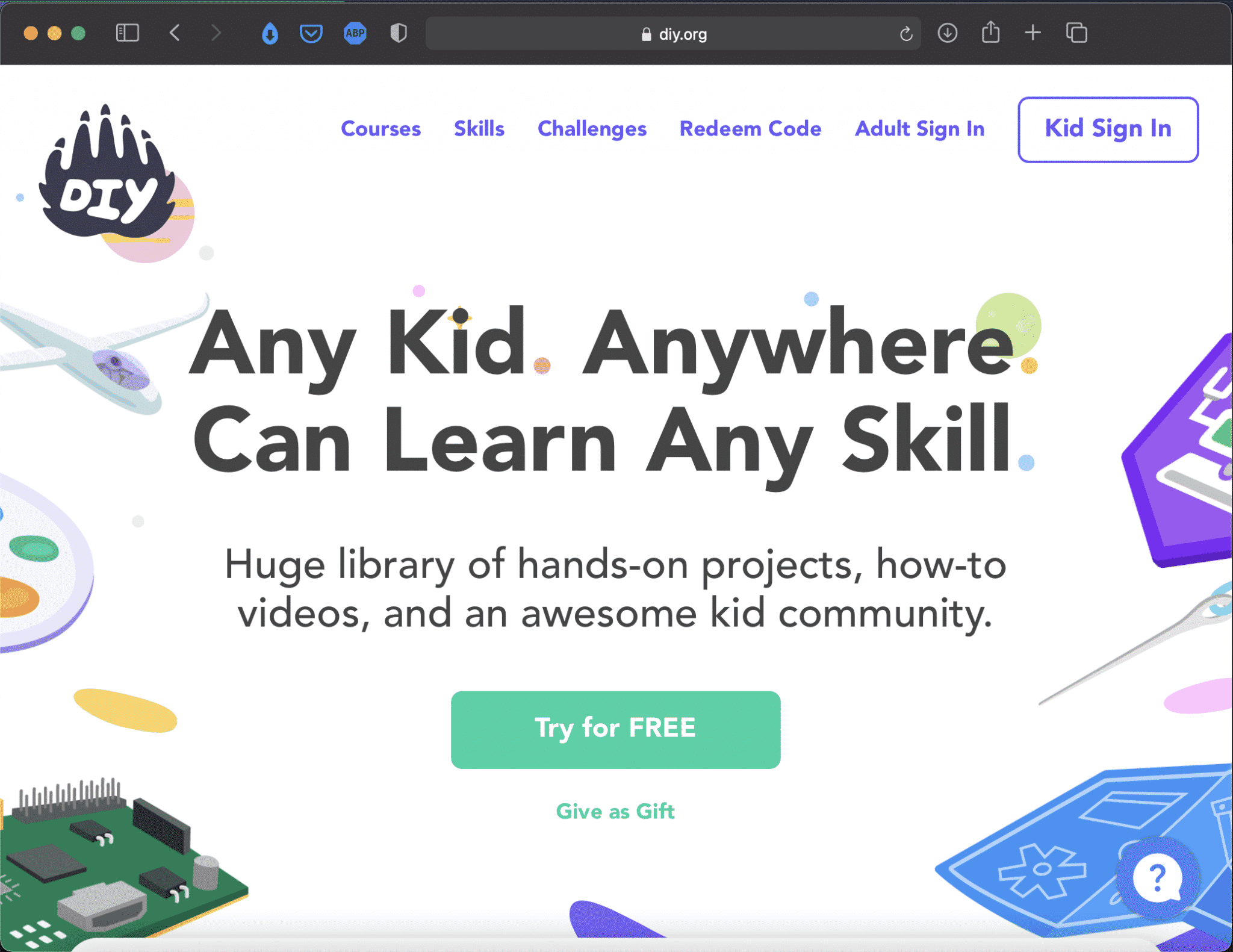 DIY.org | Online Courses and Fun Projects for Kids | Abakcus