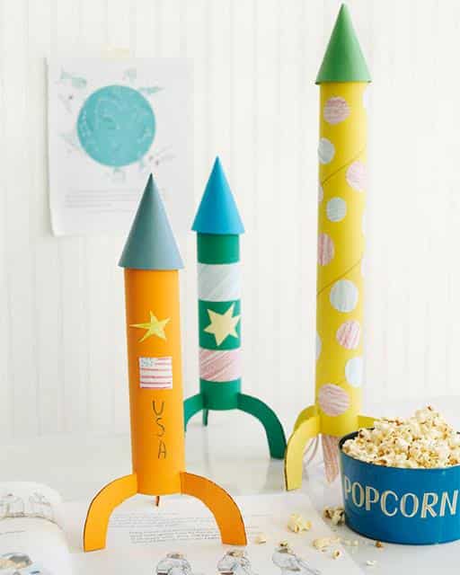 How to Make a Rocket Toy from Recycling Bin