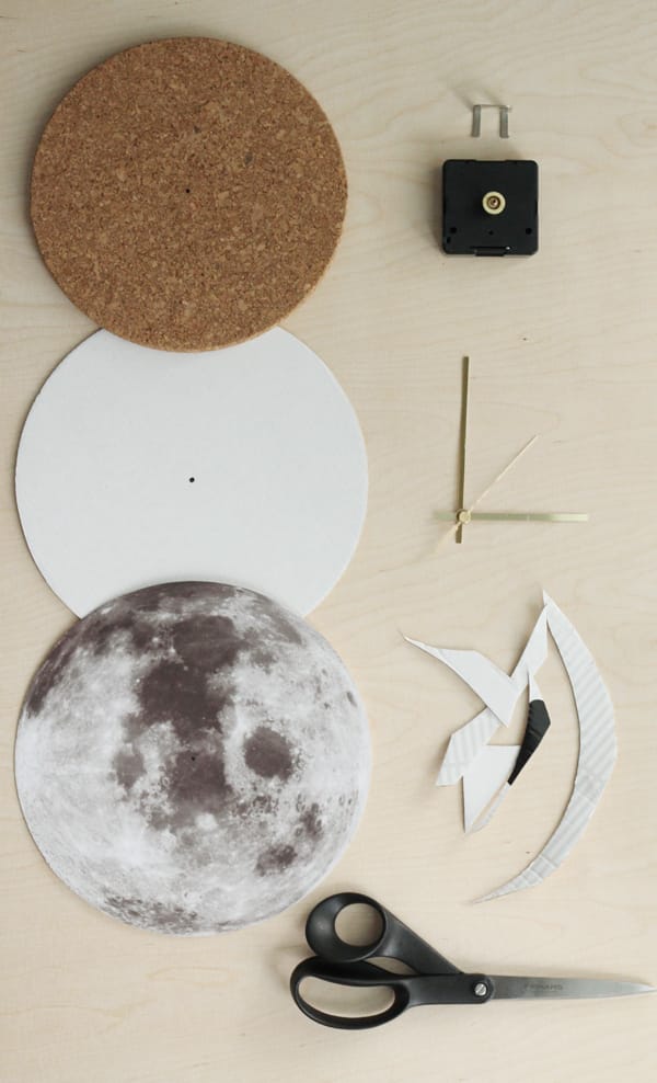 Moon themed Clock 4