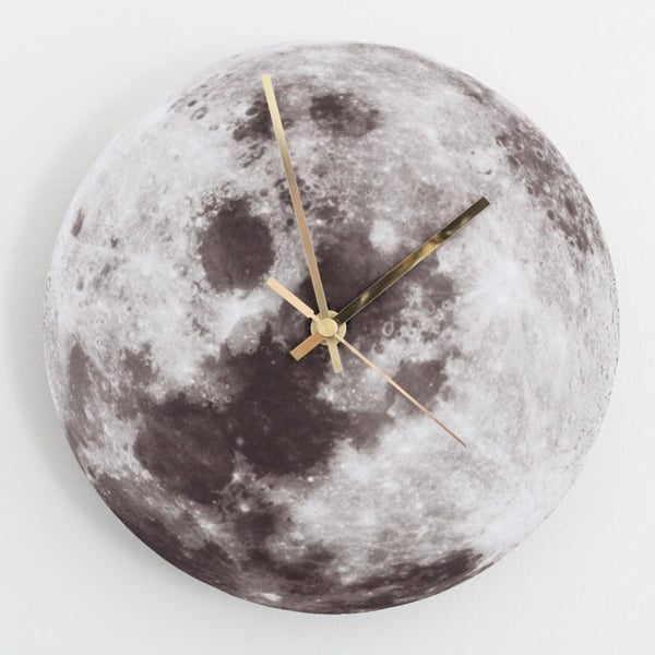 Moon themed Clock