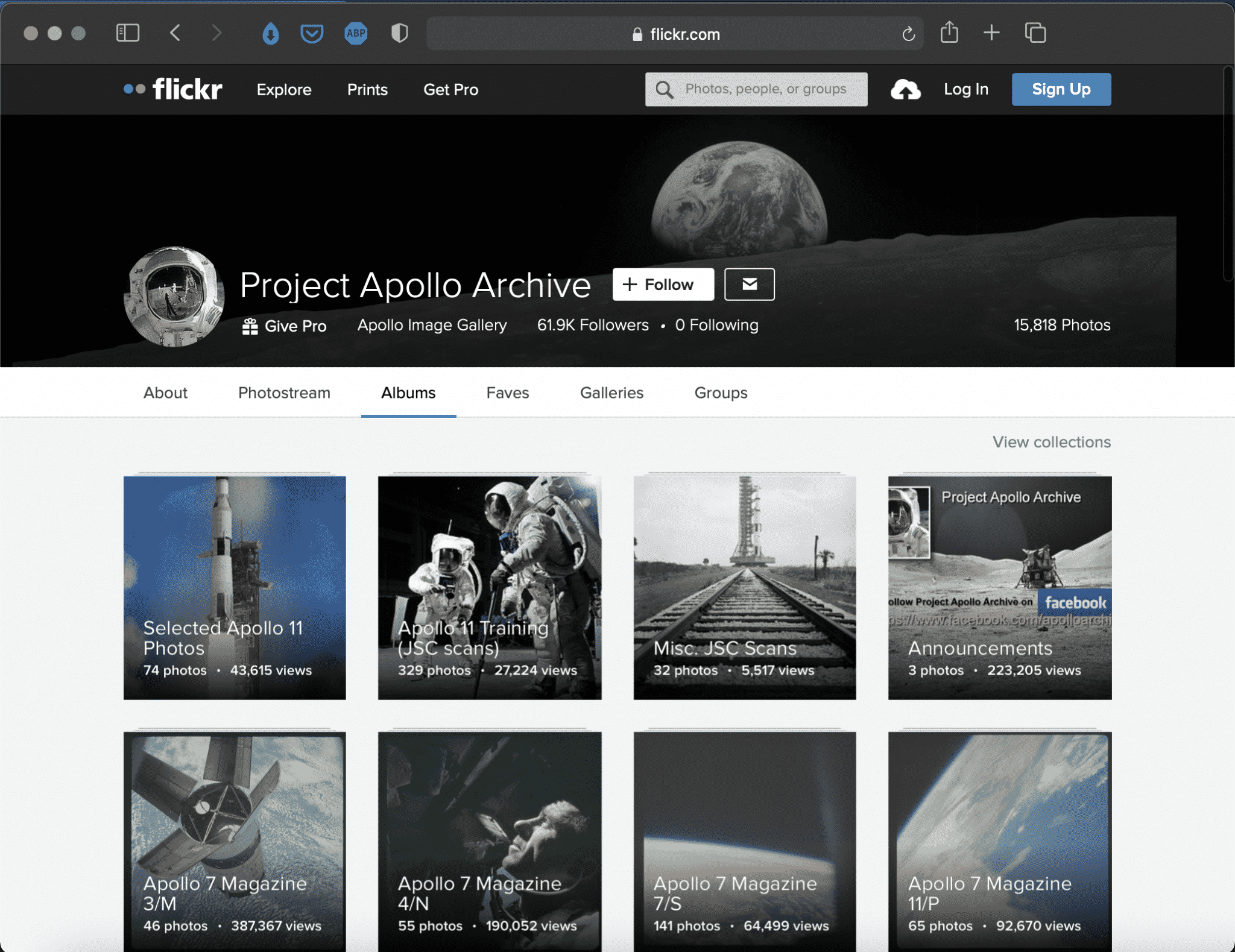 Project Apollo Archive | Beautiful Flickr Space Album | Abakcus