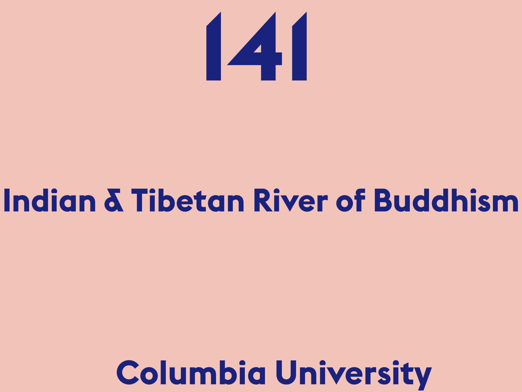 Indian & Tibetan River of Buddhism