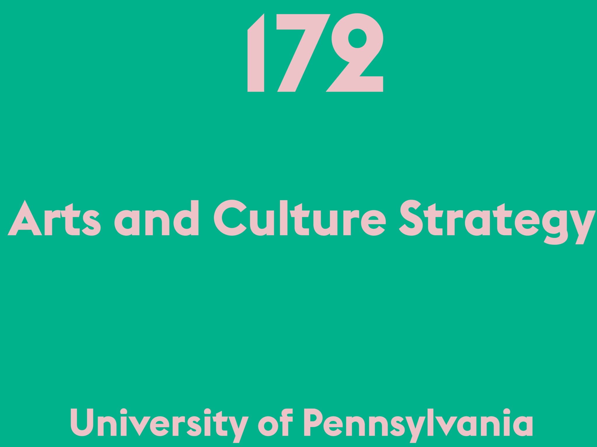 Arts and Culture Strategy