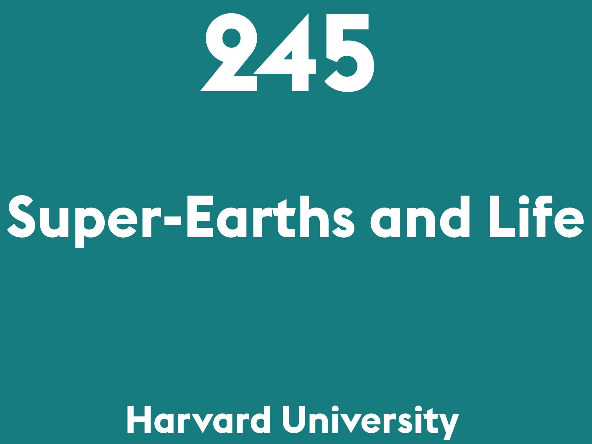 Super-Earths and Life