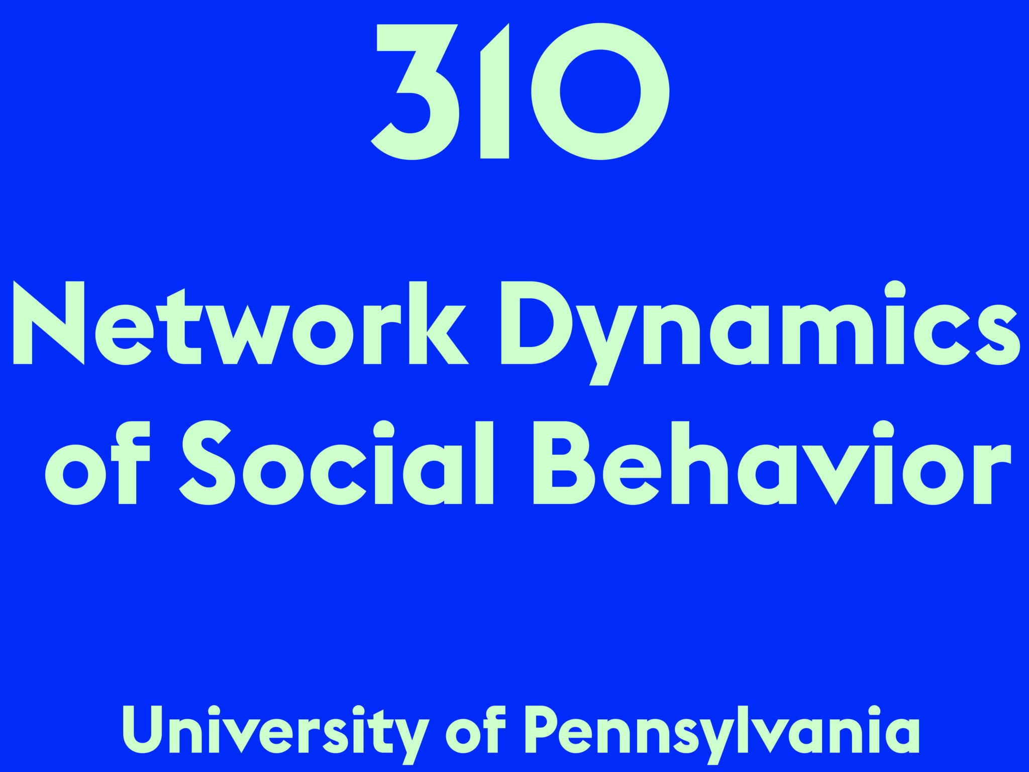 Network Dynamics of Social Behavior
