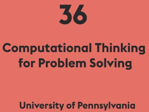 Computational Thinking for Problem Solving