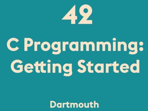C Programming: Getting Started