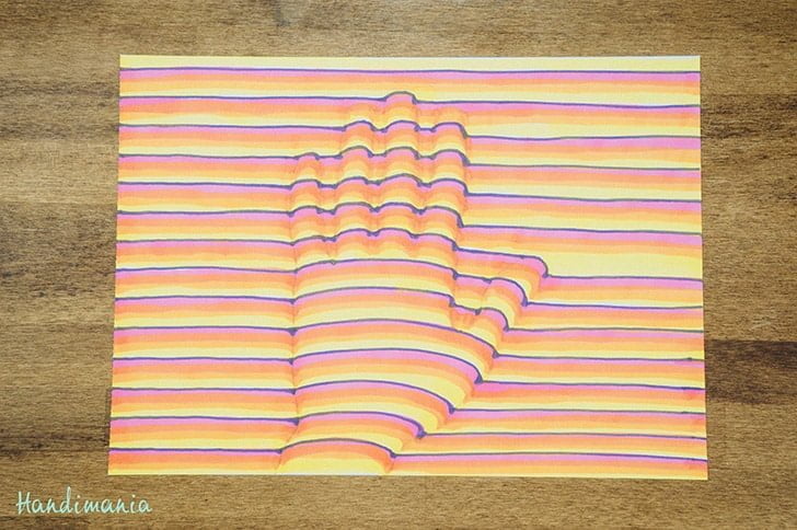 How to Make 3D Hand Optical Illusion 8