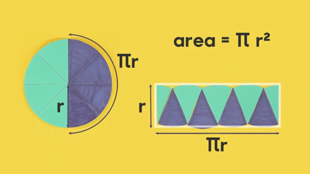How to Show the Area of a Circle is πr^2? 8 How to show the area of a circle is π x r2 8