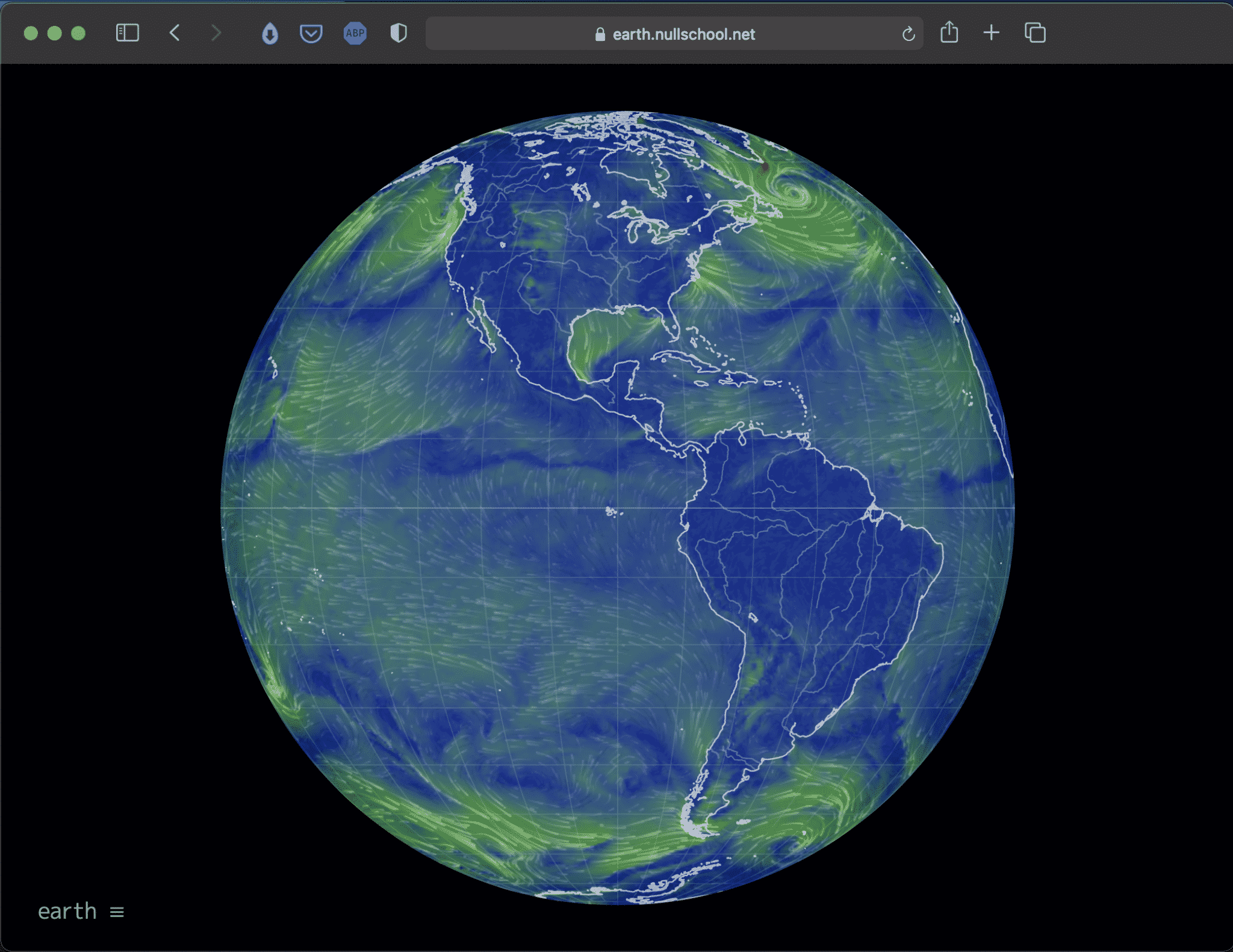 Earth Nullschool | A Visualization of Global Weather Tool | Abakcus