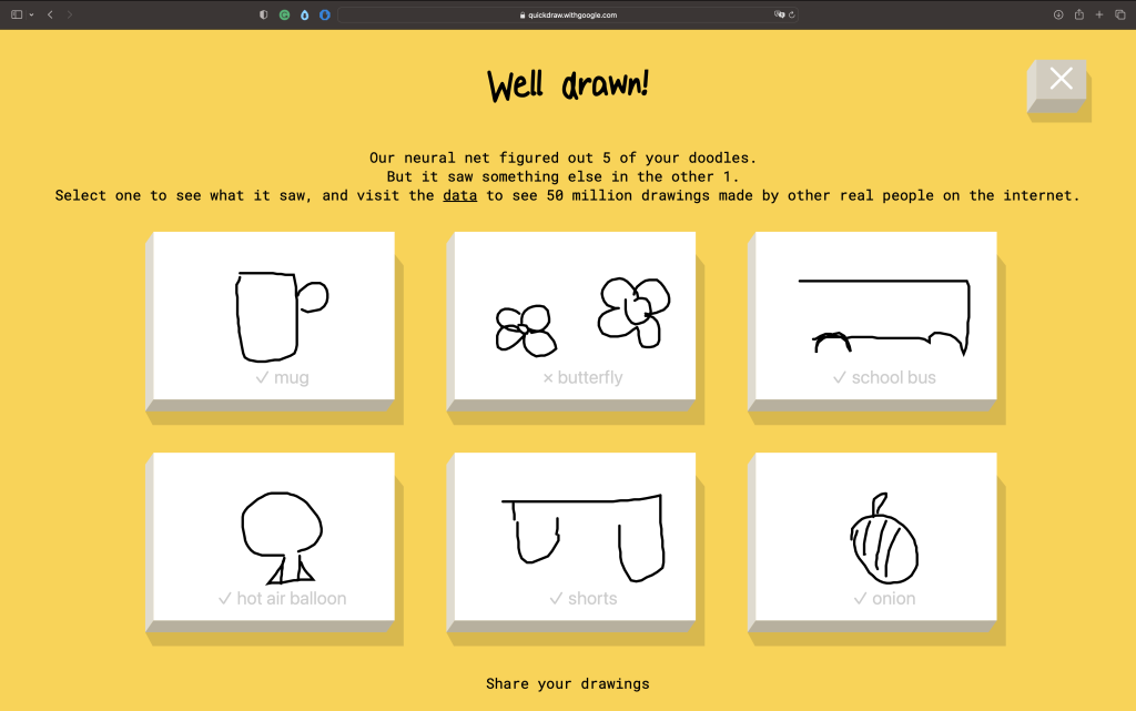 google quick draw - Drawception