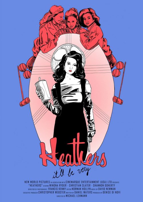 Heathers movie poster