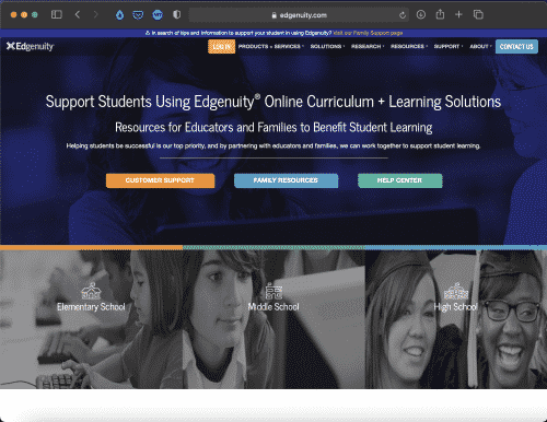 Edgenuity | Websites for Teaching and Learning | Abakcus