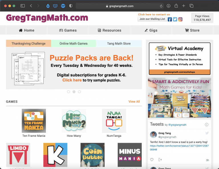 Greg Tang Math | Websites for Teaching and Learning | Abakcus