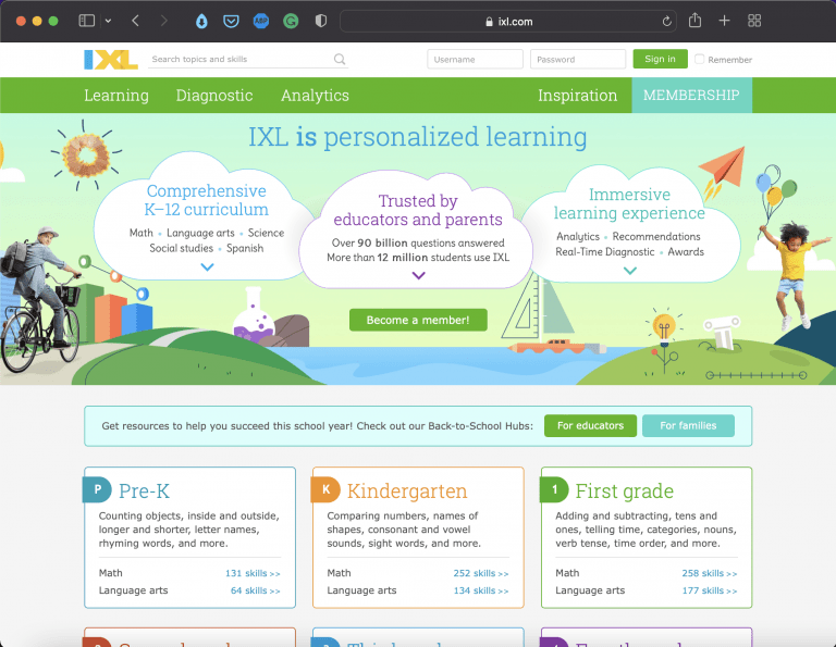 IXL Math | Websites for Teaching and Learning Math | Abakcus