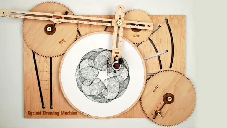 Joe Freedman's Amazing Cycloid Drawing Machine