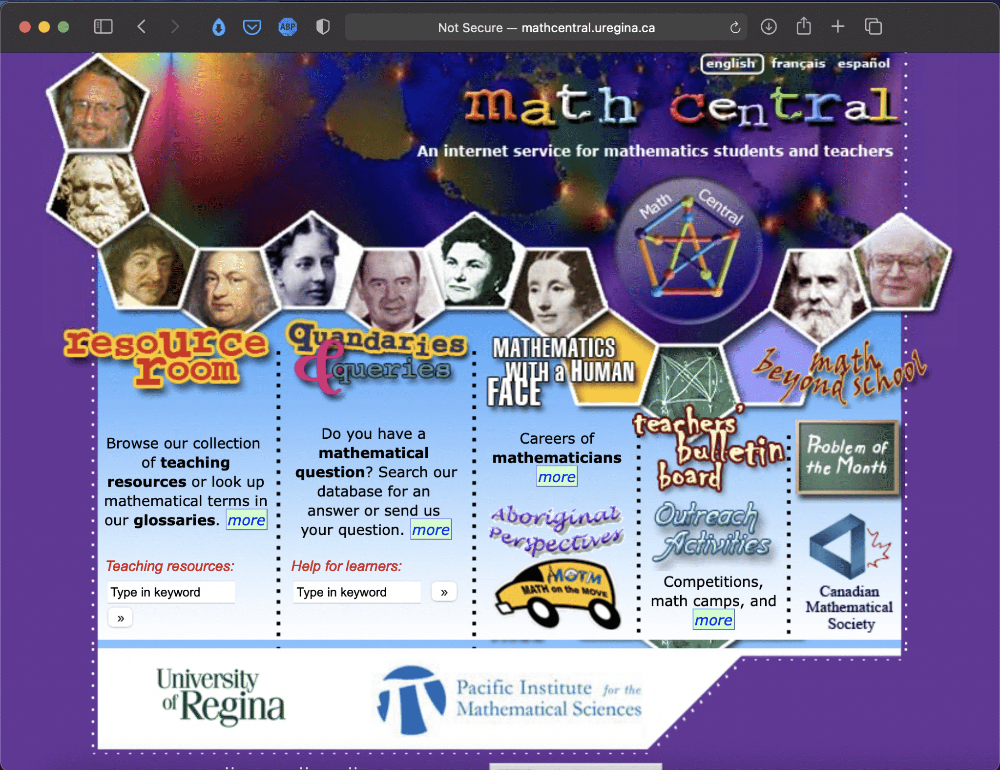 Math Central | Websites for Teaching and Learning | Abakcus