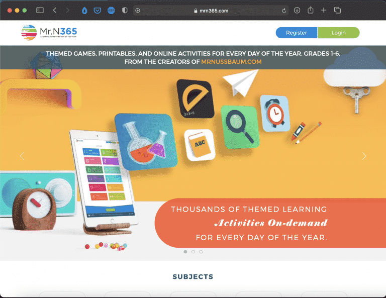 Mr.N365 | Websites for Teaching and Learning | Abakcus