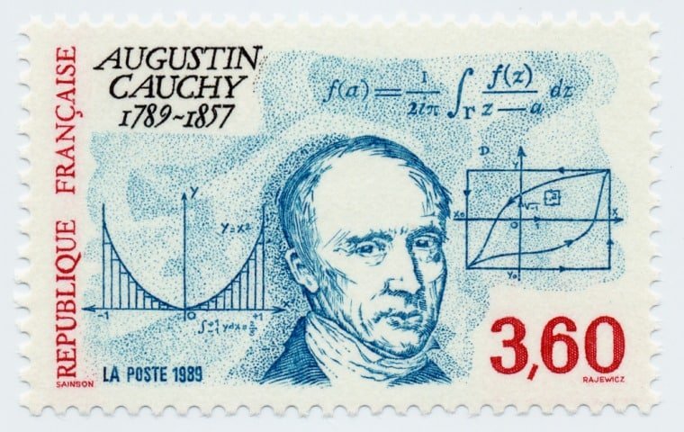 Augustin Cauchy Math Stamp