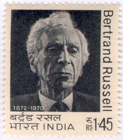 Bertrand Russel Math Stamp