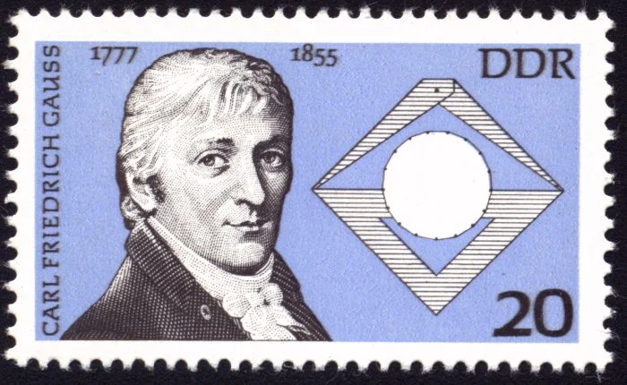 Carl Friedrich Gauss Math Stamp 2