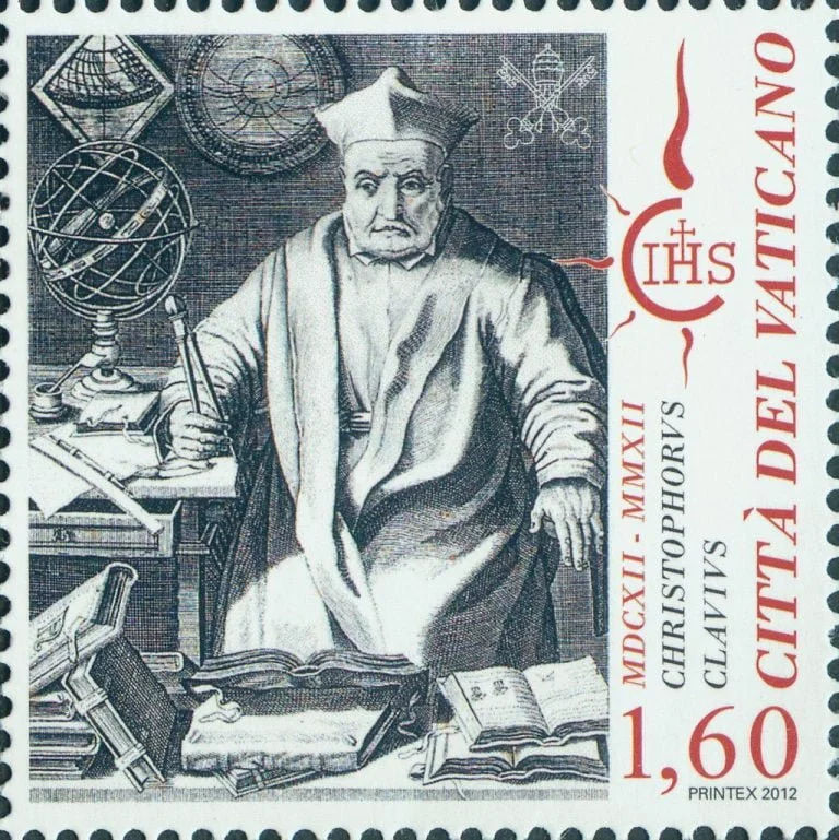 Cristopher Clavius Math Stamp