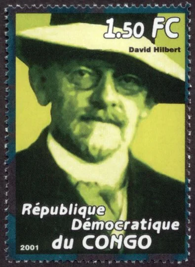 David Hilbert Math Stamp