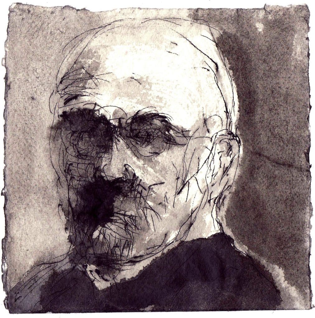Drawing Georg Cantor by Tim Brown