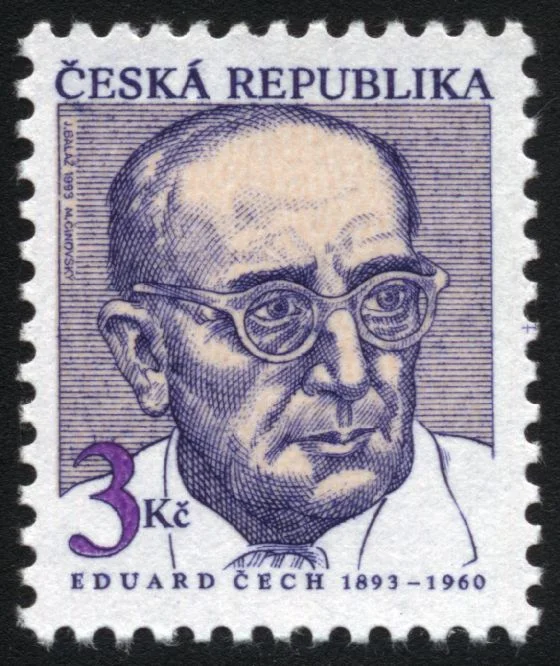 Eduard Cech Math Stamp