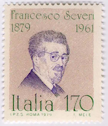 Francesco Severi Math Stamp