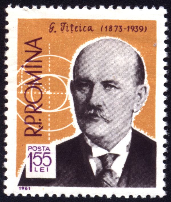 Gheorghe Titeica Math Stamp