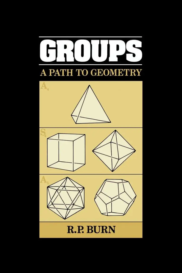 Groups- A Path to Geometry R.P. Burn | Math Books | Abakcus