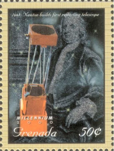 Isaac Newton Math Stamp 10