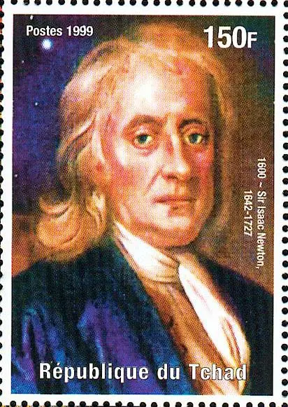 Isaac Newton Math Stamp 21