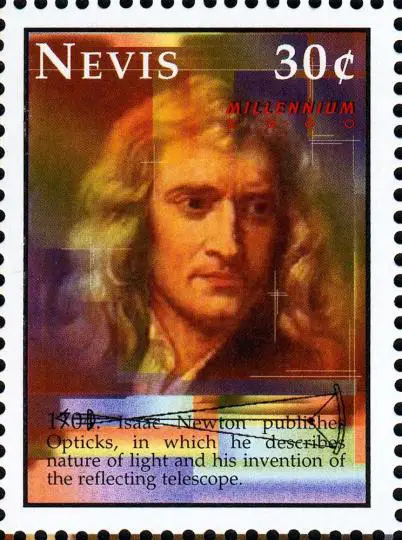 Isaac Newton Math Stamp 22
