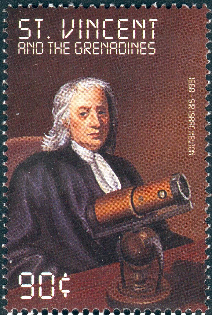 Isaac Newton Math Stamp 30