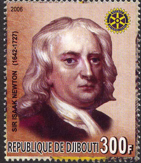 Isaac Newton Math Stamp 39