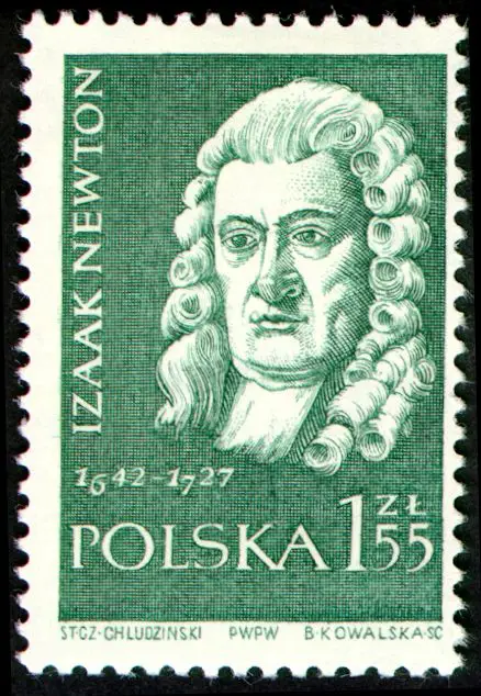 Isaac Newton Math Stamp 5