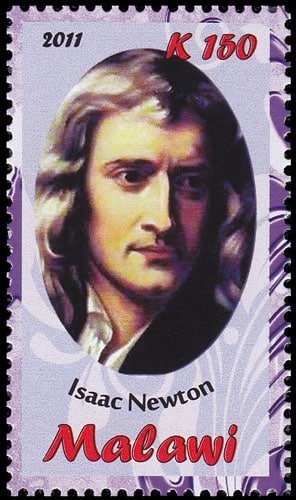 Isaac Newton Math Stamp 56