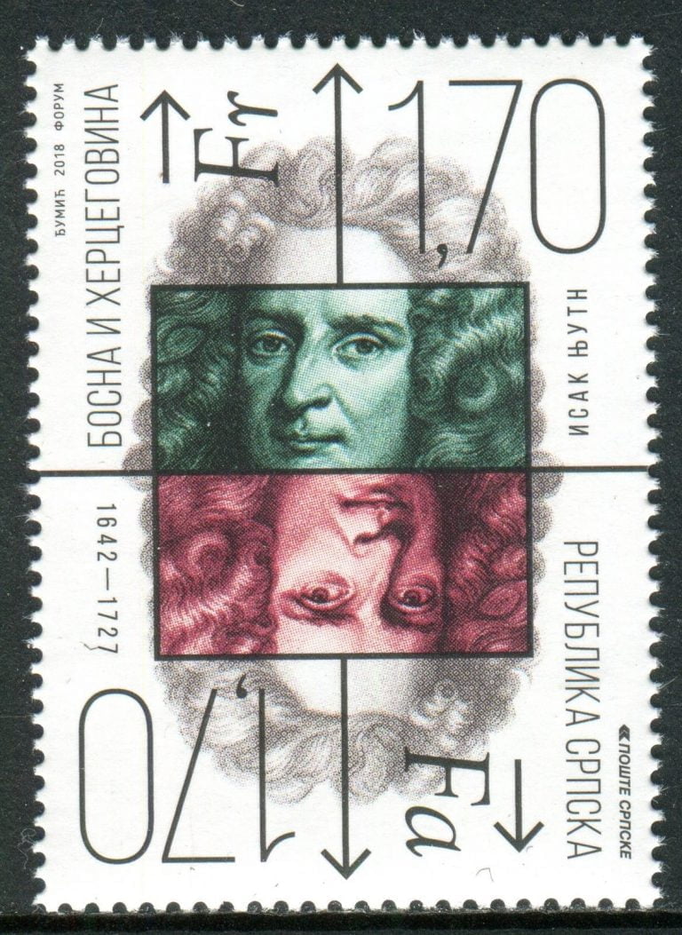 Isaac Newton Math Stamp 58