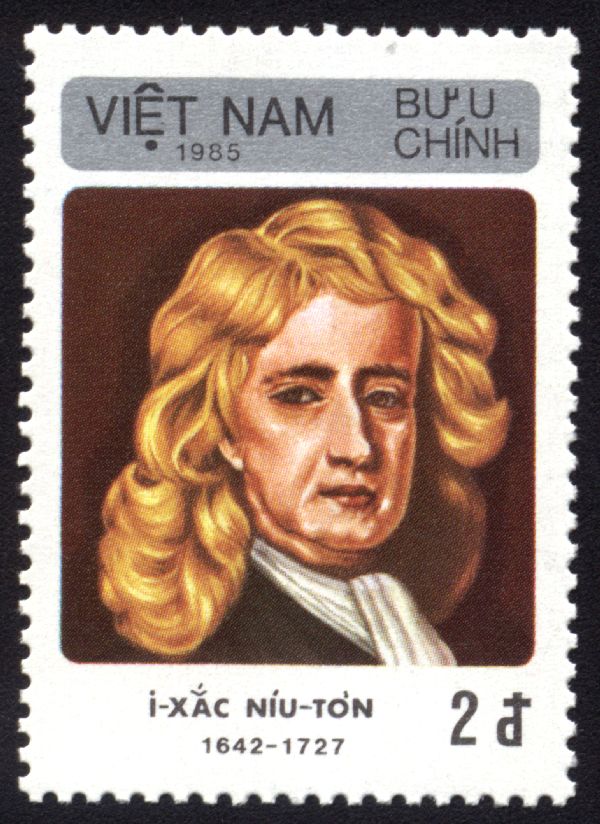 Isaac Newton Math Stamp 6